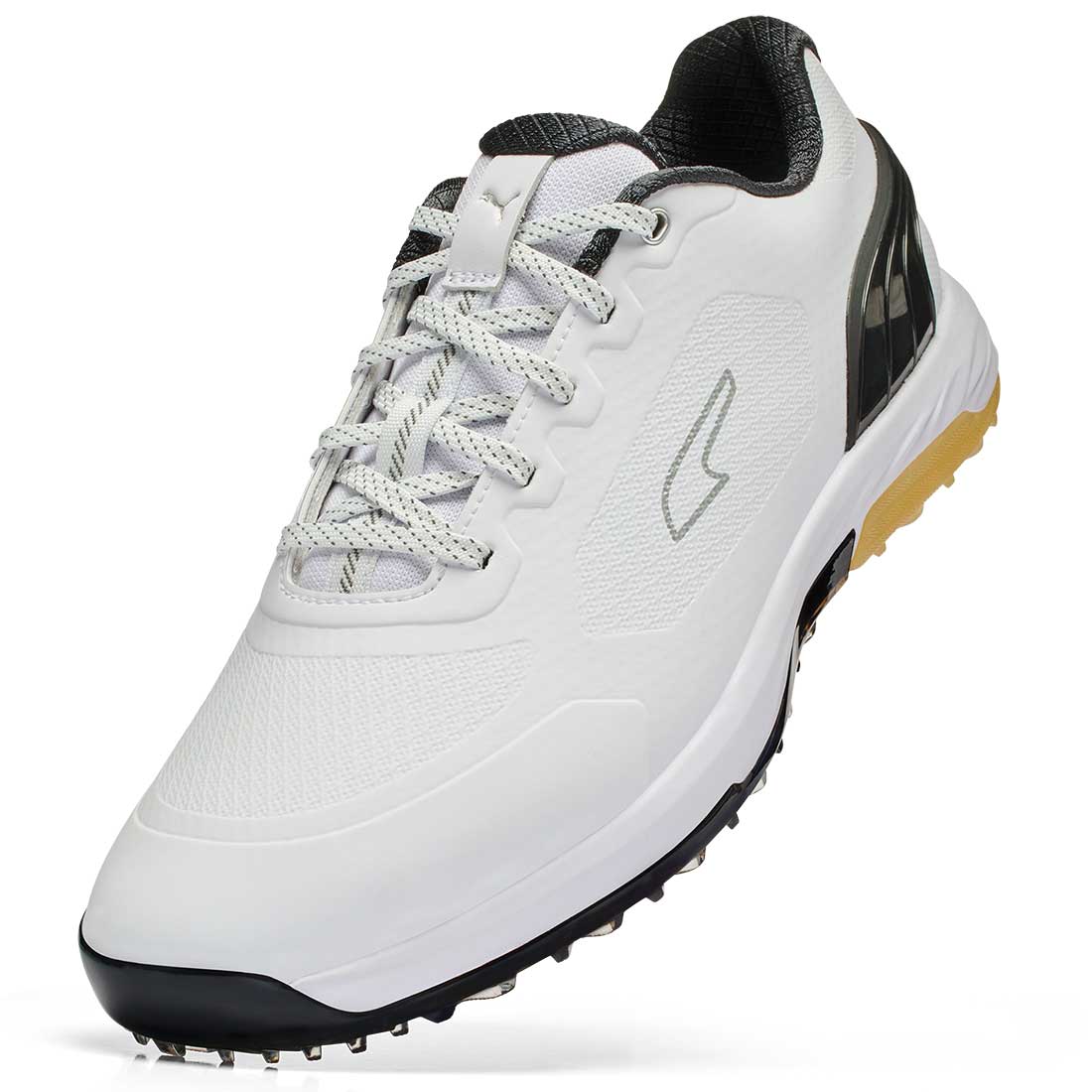 Puma Alphacat Nitro Golf Shoes White/Black/Gum