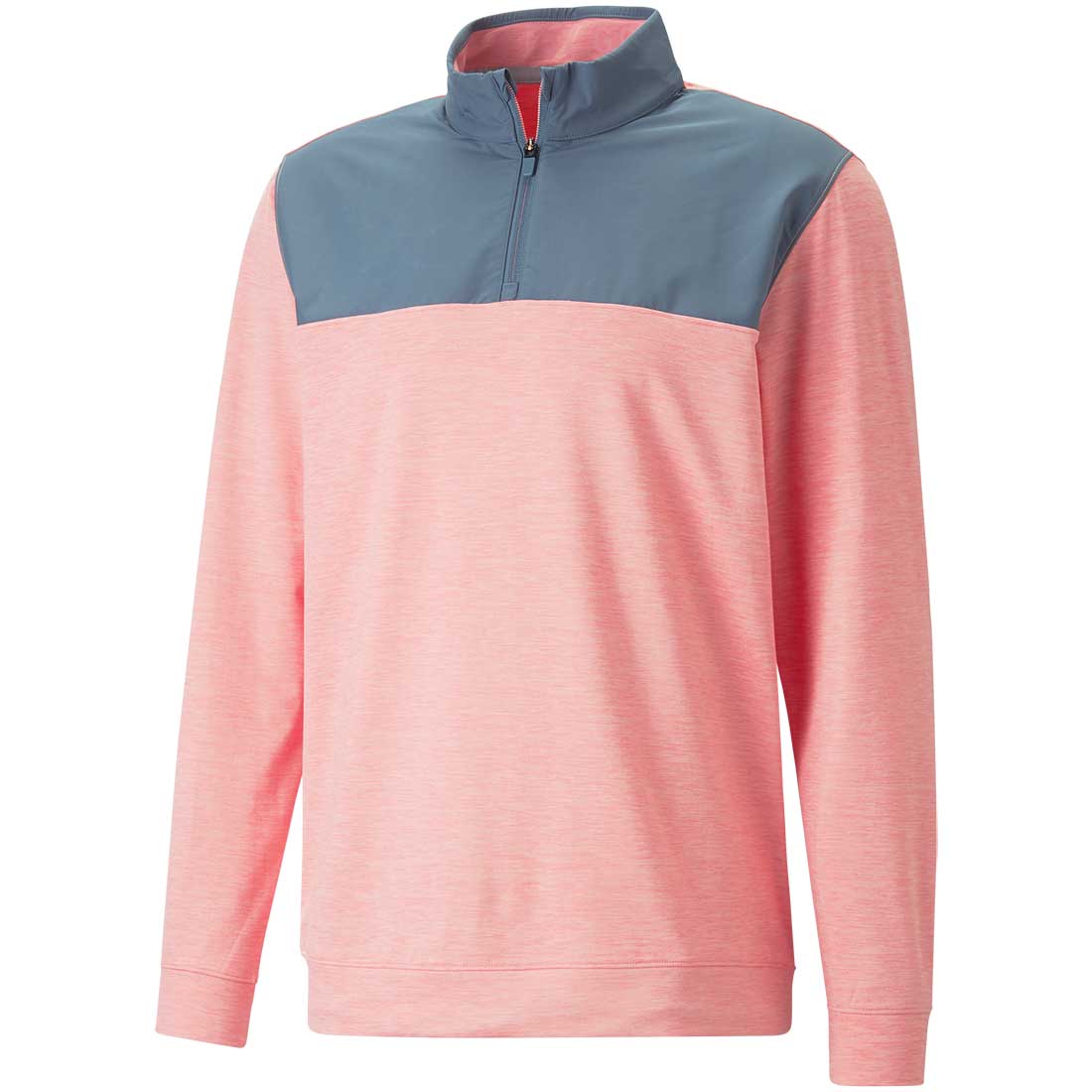 Puma Cloudspun Colorblock 1/4 Zip Golf Pullover