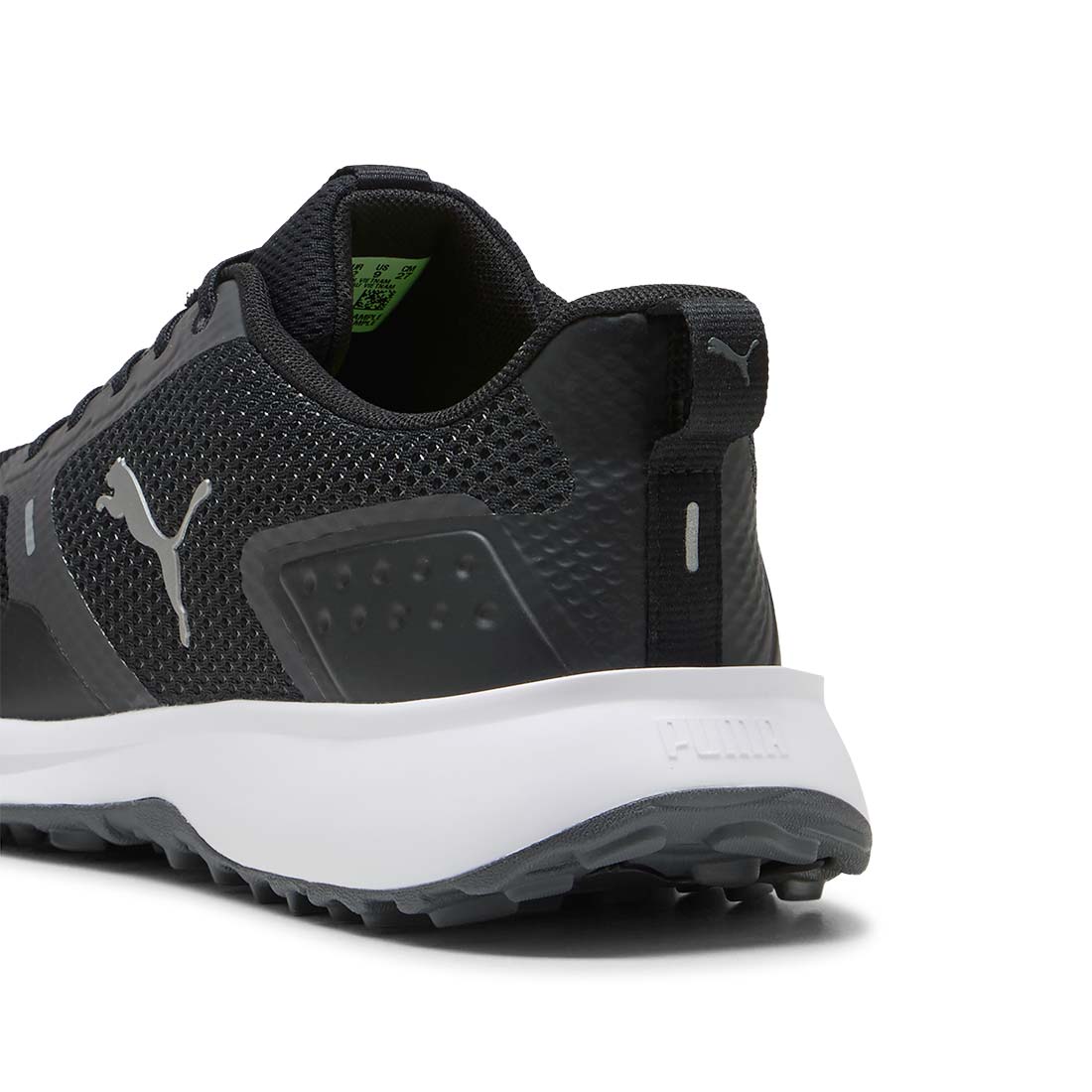 Puma FUSION Grip 6 Spikeless Golf Shoes Black/Asphalt