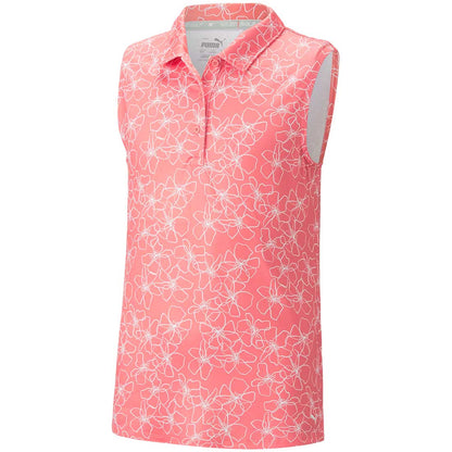 Puma Girls Cloudspun Island Sleeveless Polo