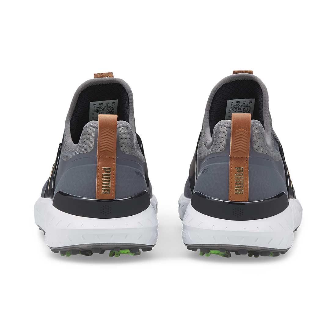 Puma Ignite Articulate Golf Shoes Quiet Shade/Team Gold