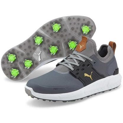 Puma Ignite Articulate Golf Shoes Quiet Shade/Team Gold