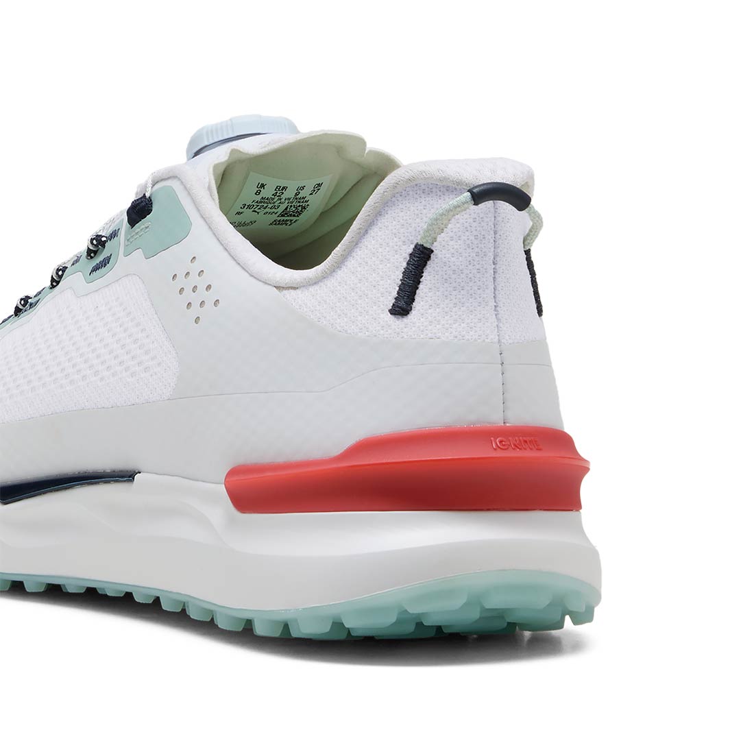 Puma Ignite Elevate 2 Disc Golf Shoes White/Modern Mint
