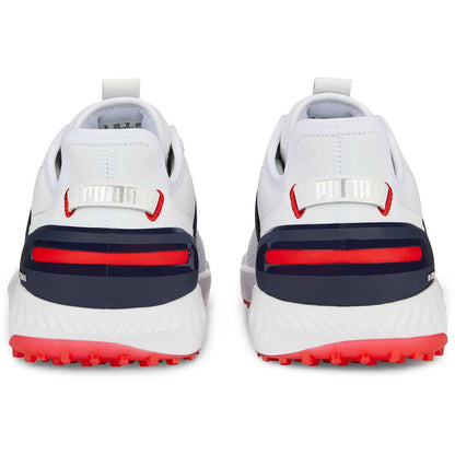 Puma Ignite Elevate Golf Shoes White/Silver/Navy