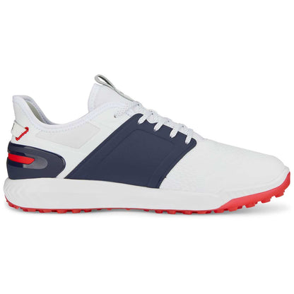 Puma Ignite Elevate Golf Shoes White/Silver/Navy