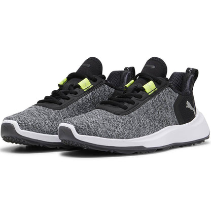Puma Juniors Fusion Crush Sport Golf Shoes Black/Electric Lime