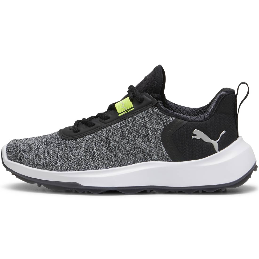 Puma Juniors Fusion Crush Sport Golf Shoes Black/Electric Lime