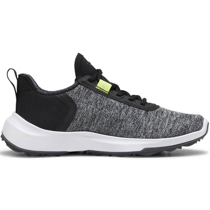 Puma Juniors Fusion Crush Sport Golf Shoes Black/Electric Lime