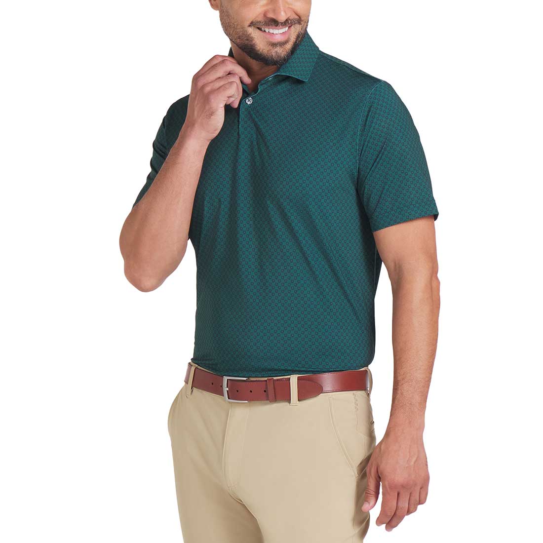 Puma MATTR Micro Floral Polo