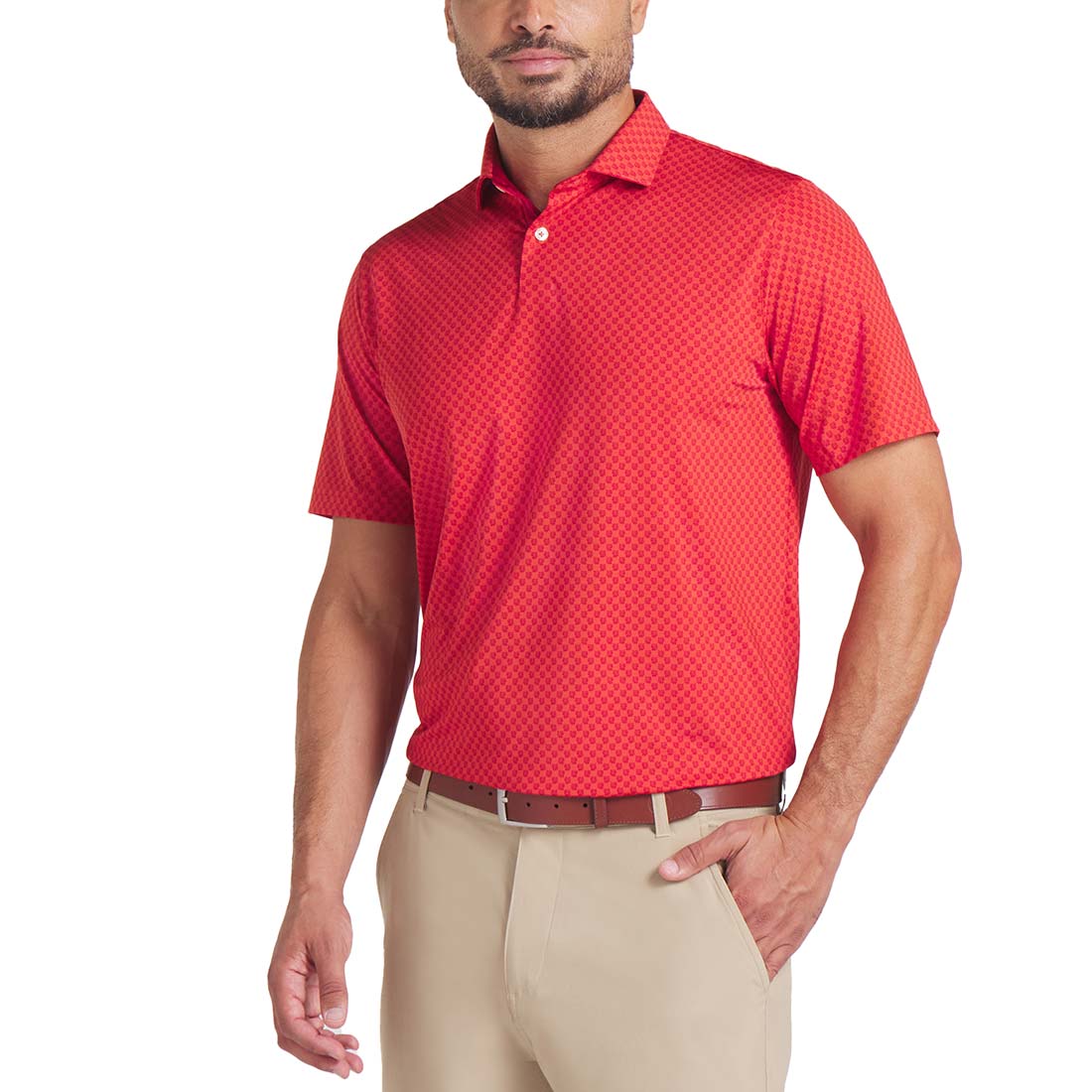 Puma MATTR Micro Floral Polo