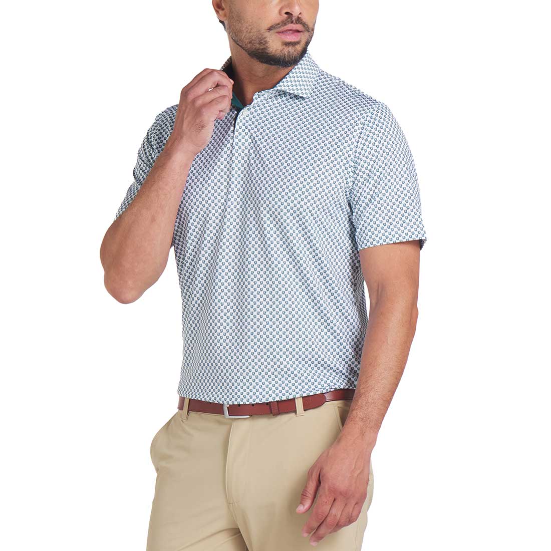 Puma MATTR Micro Floral Polo
