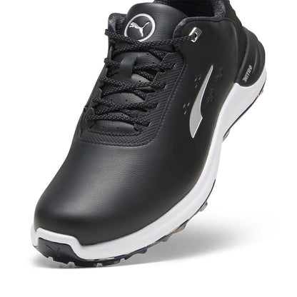 Puma PhantomCat Nitro Golf Shoes Black/Silver/Yellow Sizzle