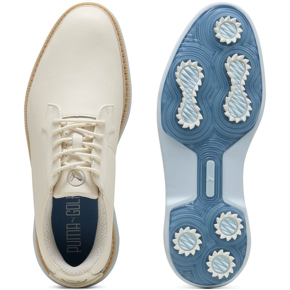 Puma Royale Golf Shoes Warm White/Icy Blue
