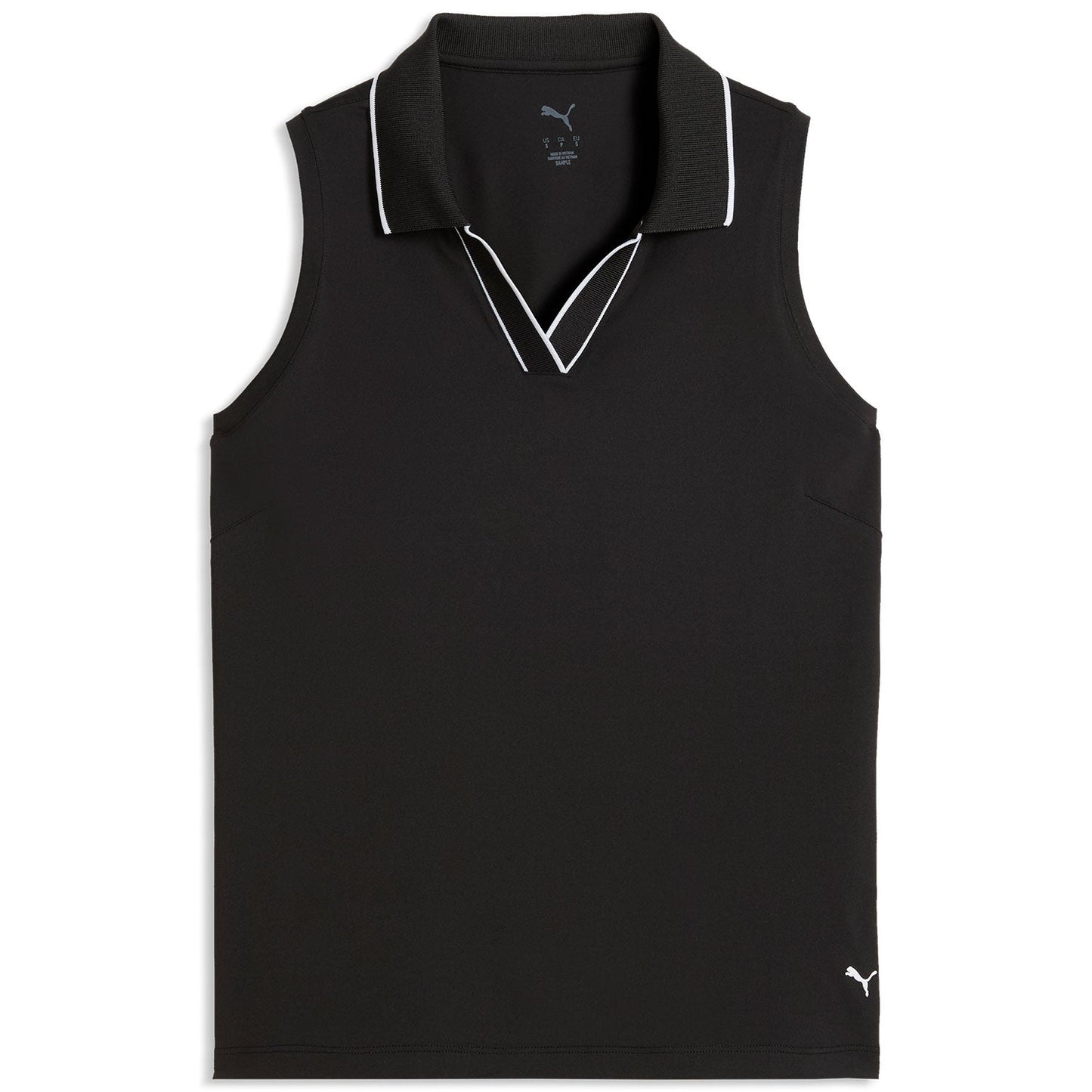 Puma Women's Cloudspun Ess Sleeveless Golf Polo