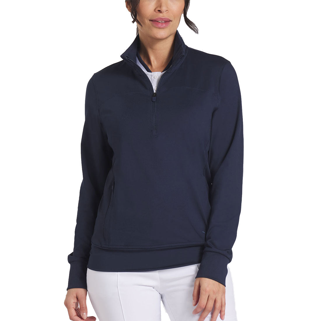 Puma Women's Cloudspun Isla Quarter Zip Golf Pullover