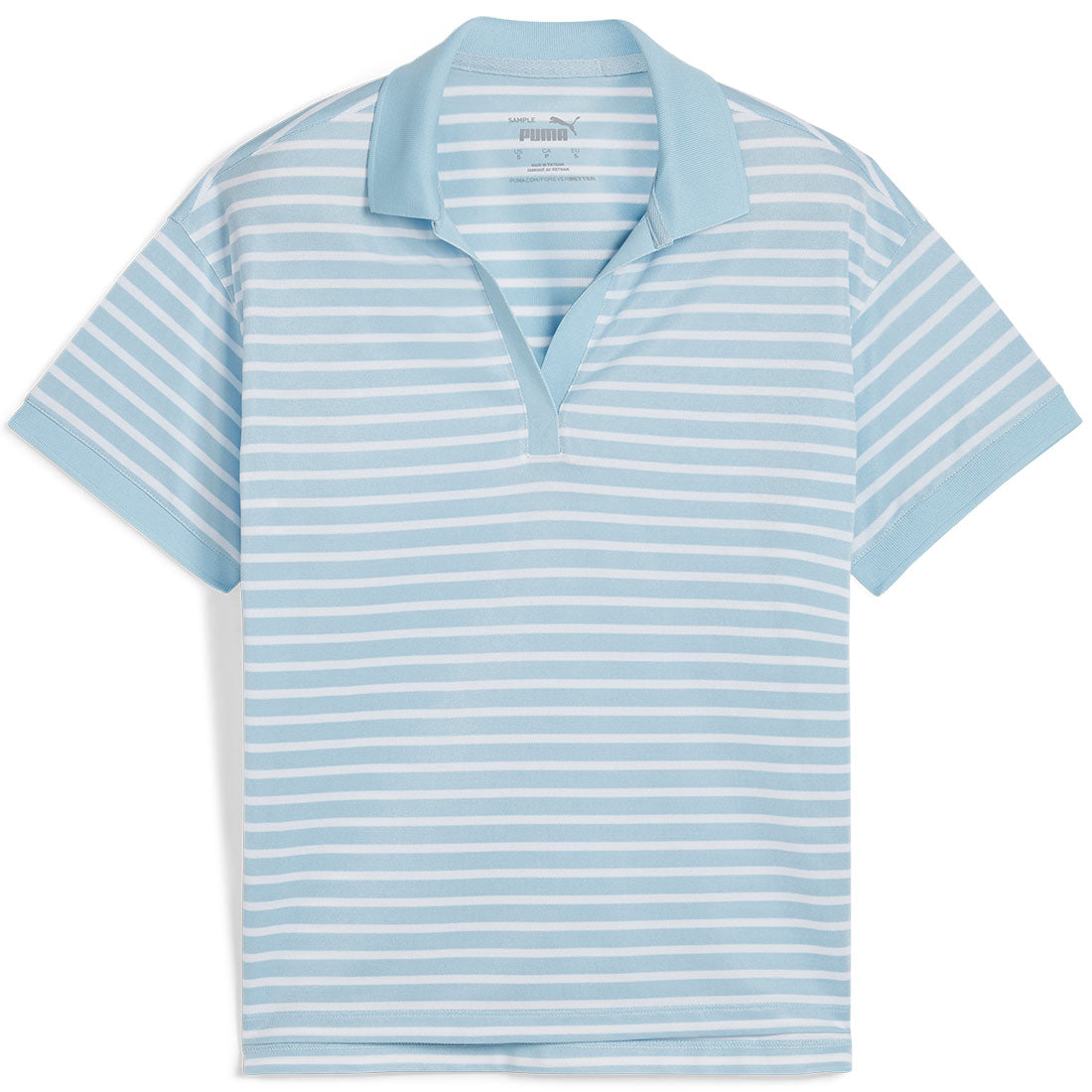 Puma Women's Everyday Stripe Pique Golf Polo