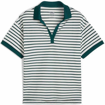 Puma Women's Everyday Stripe Pique Golf Polo