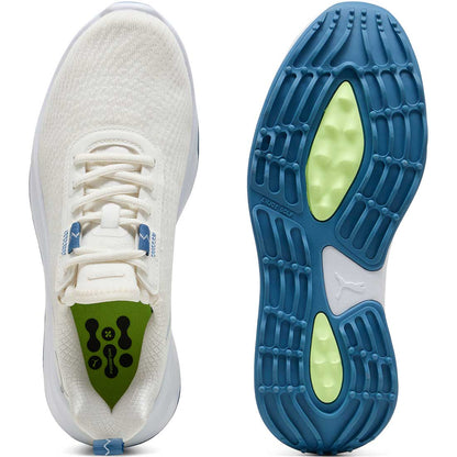 Puma Women's Fusion Crush Sport Golf Shoes Warm White/Blue Horizon