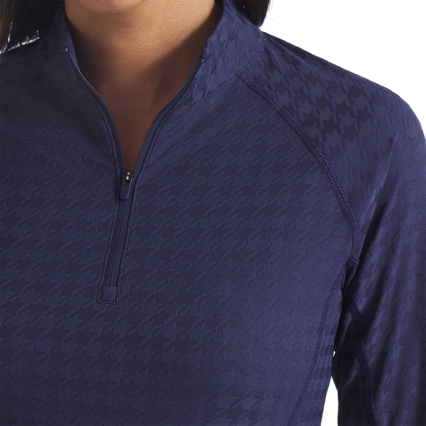 Puma Women's Houndstooth Golf 1/4 Zip