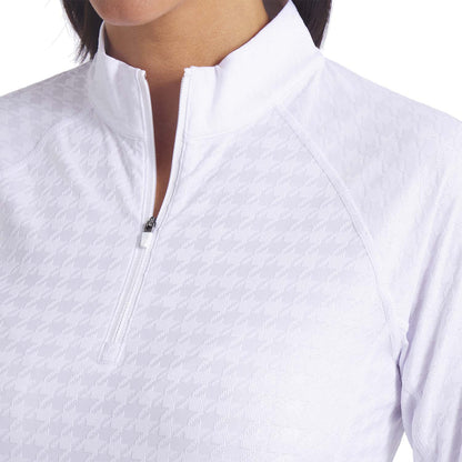 Puma Women's Houndstooth Golf 1/4 Zip
