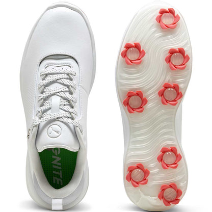 Puma Women's Ignite Blaze 2 Golf Shoes White/Peach Frost