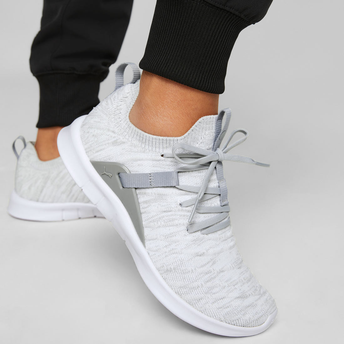 Puma Women's Laguna Fusion Knit Golf Shoes High Rise/White