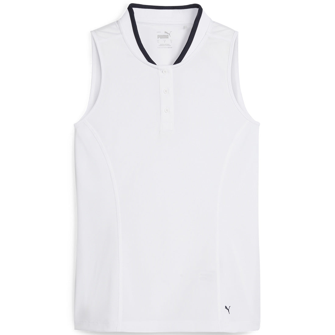 Puma Women's Range Pique Sleeveless Golf Polo