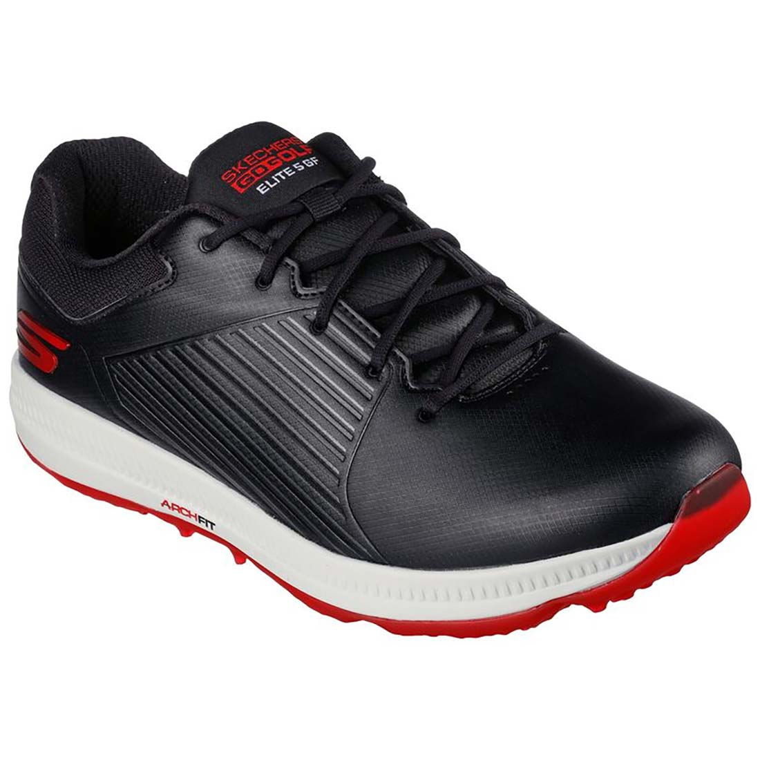 Skechers GO GOLF Elite 5 GF Golf Shoes Black/Red