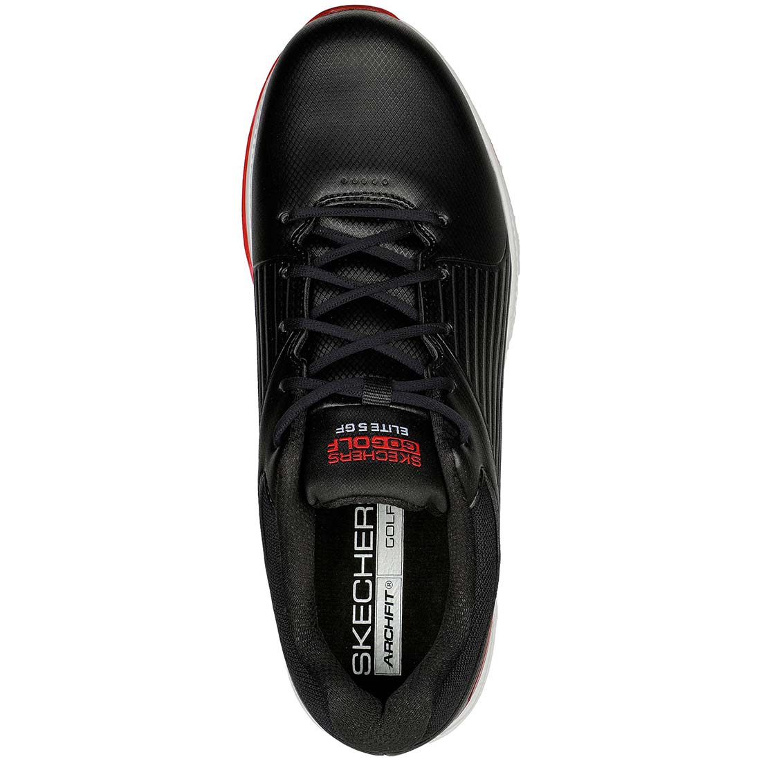 Skechers GO GOLF Elite 5 GF Golf Shoes Black/Red