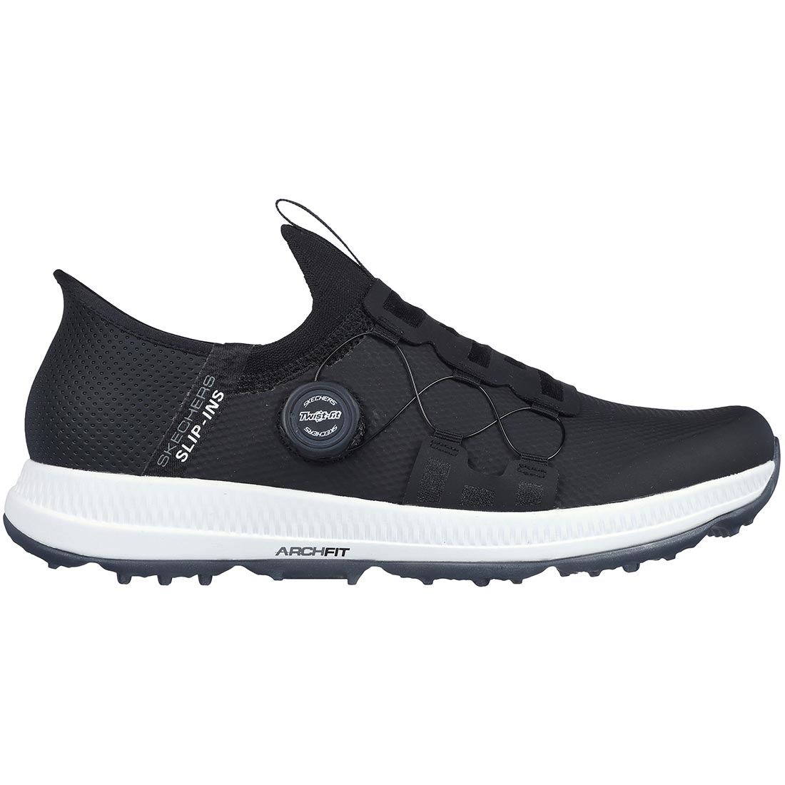 Skechers GO GOLF Elite 5 Slip 'In Golf Shoes Black/White