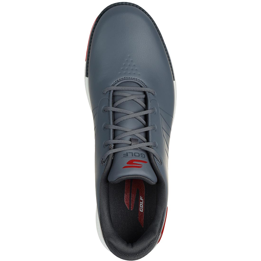 Skechers GO GOLF Tempo GF Golf Shoes Grey/Red
