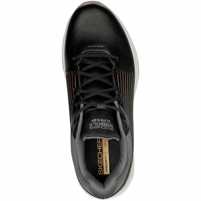 Skechers Women's Arch Fit GO GOLF Elite 5 GF Golf Shoes Black/Rose Gold