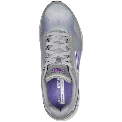 Skechers Women's Arch Fit GO GOLF Max 2 Splash Golf Shoes Grey/Purple