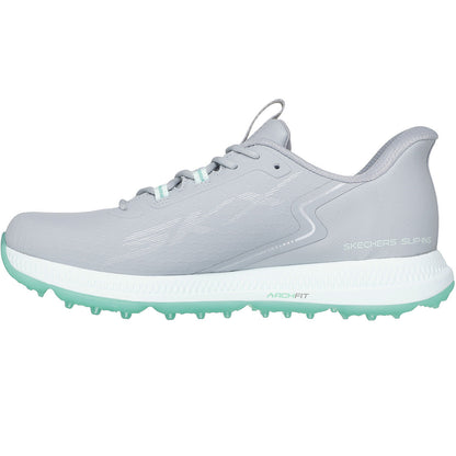 Skechers Women's GO GOLF Elite 6 Slip Ins Golf Shoes Grey/Mint