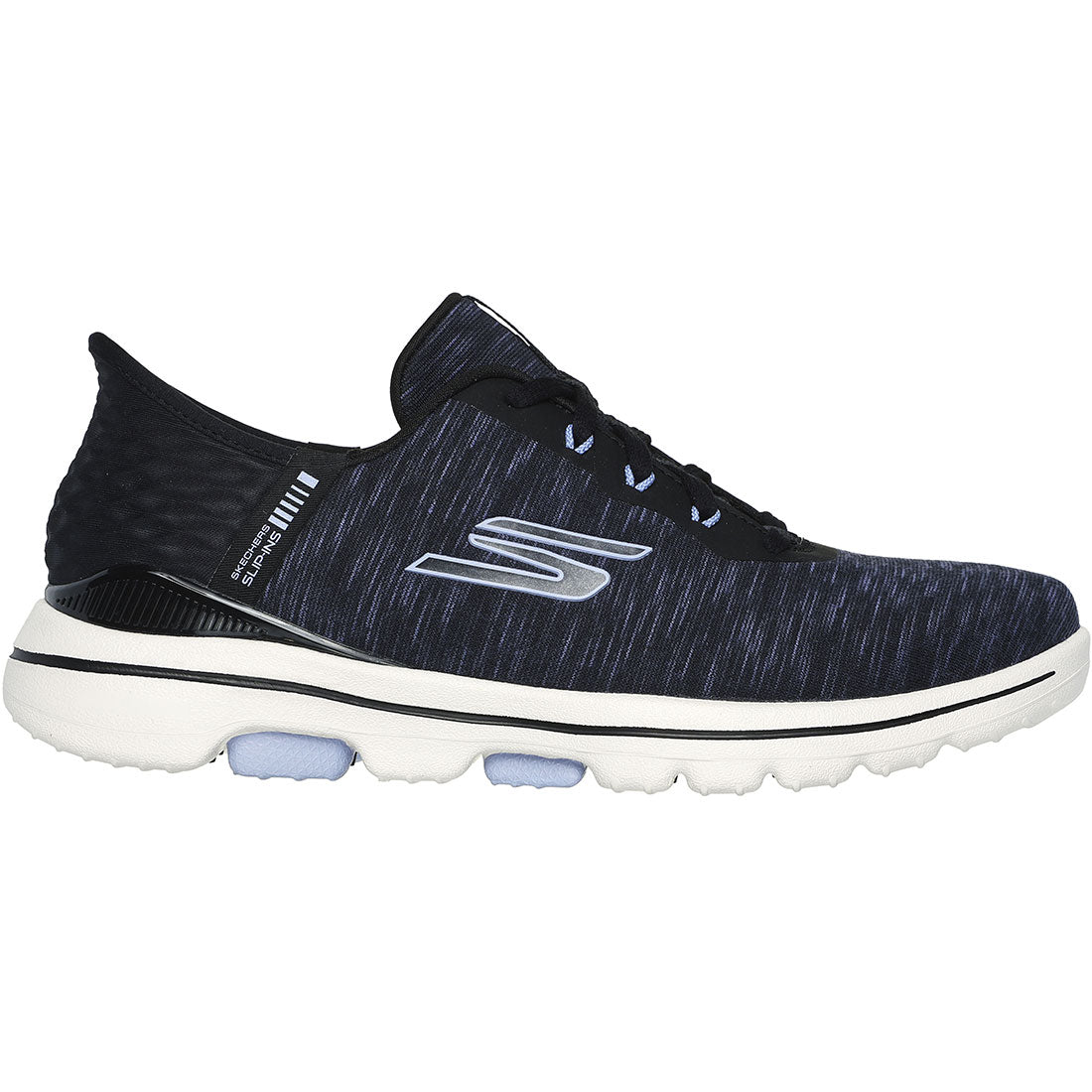 Skechers Women's GO GOLF Walk 5 Slip-Ins Golf Shoes Black/Lavender