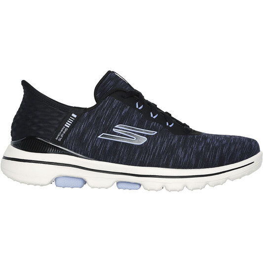 Skechers Women's GO GOLF Walk 5 Slip-Ins Golf Shoes Black/Lavender