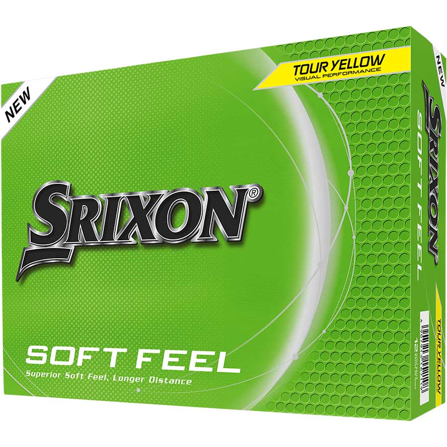 Srixon Soft Feel 14 Personalized Yellow Golf Balls