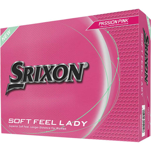 Srixon Women's Soft Feel Lady 9 Personalized Pink Golf Balls