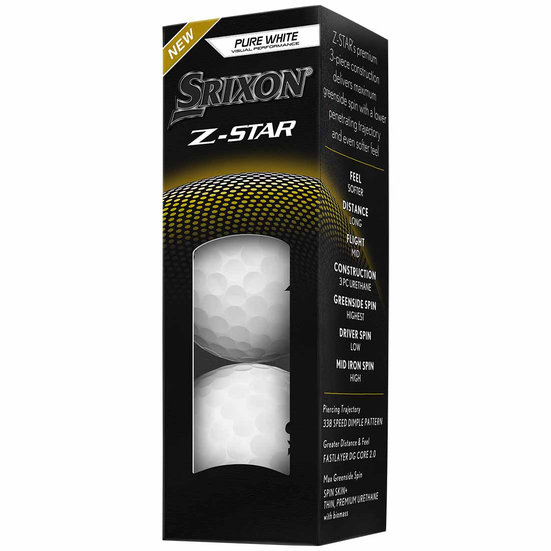 Srixon Z-Star 9 Personalized White Golf Balls