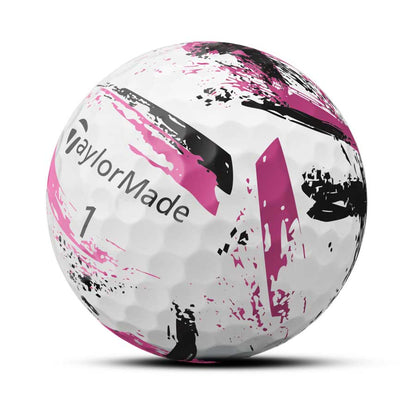TaylorMade 2024 SpeedSoft Ink Pink Golf Balls
