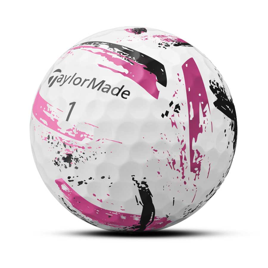 TaylorMade 2024 SpeedSoft Ink Pink Golf Balls