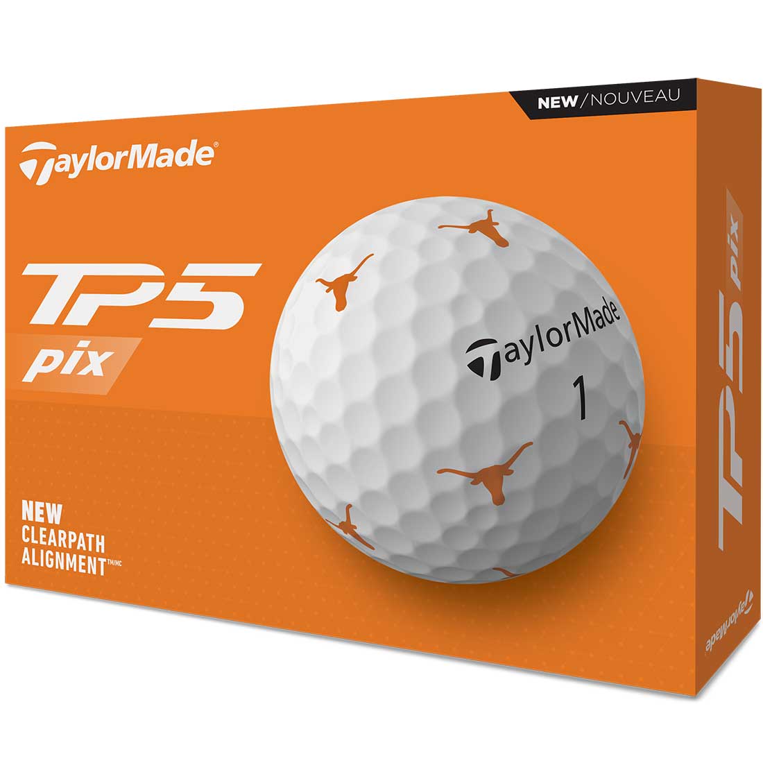 TaylorMade TP5 Pix NCAA Golf Balls