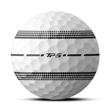 TaylorMade TP5 Stripe White Golf Balls
