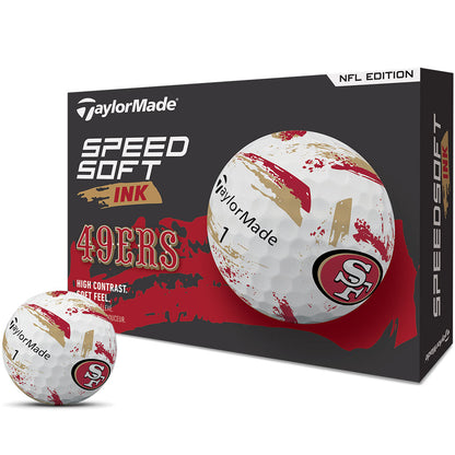 TaylorMade SpeedSoft Ink NFL Golf Balls