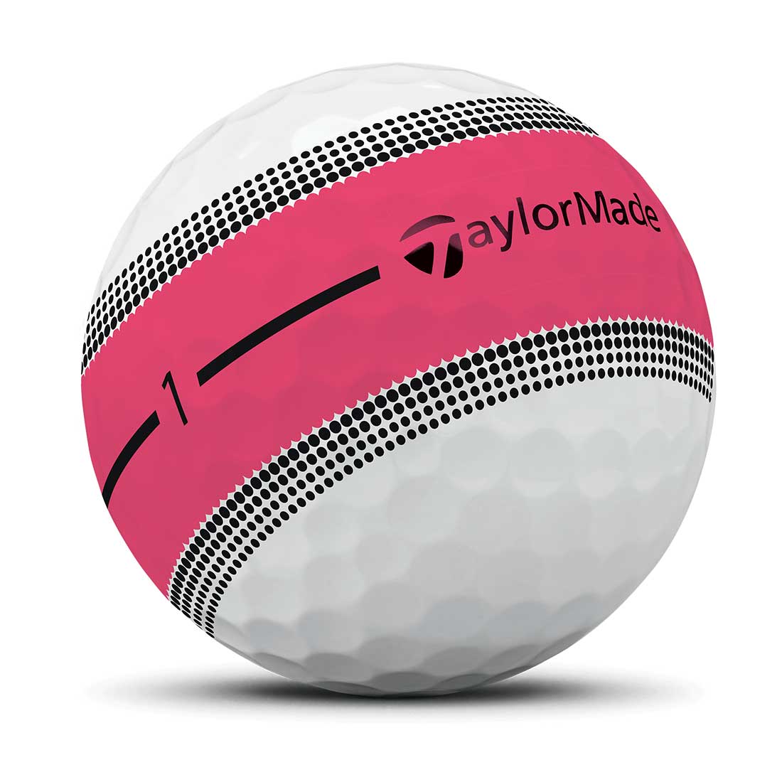 TaylorMade Tour Response Stripe Pink Golf Balls