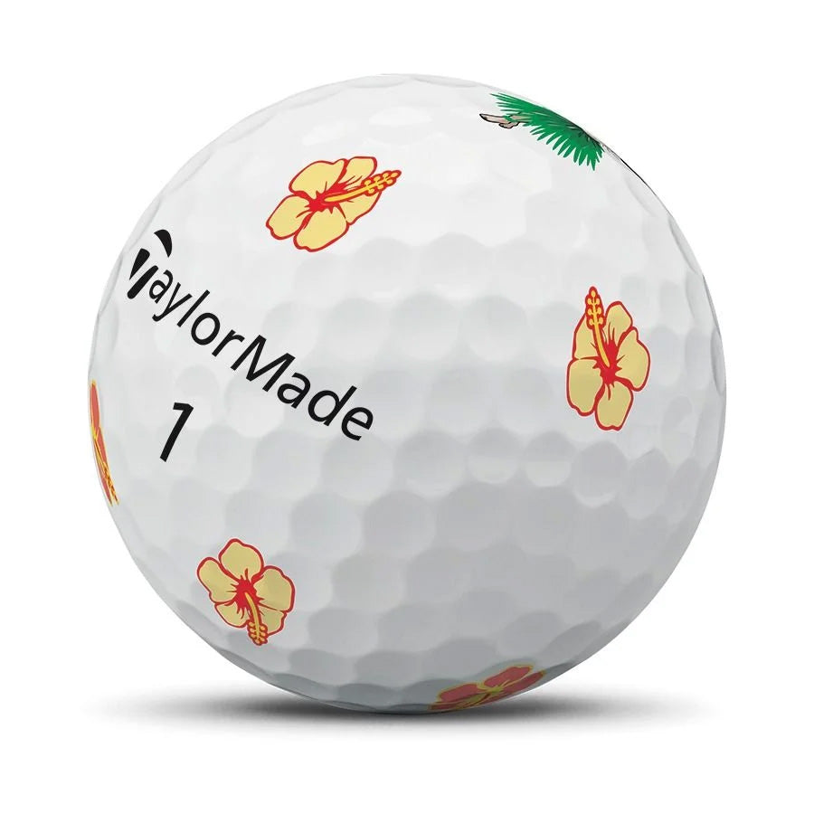 TaylorMade TP5 Pix Island Time Golf Balls