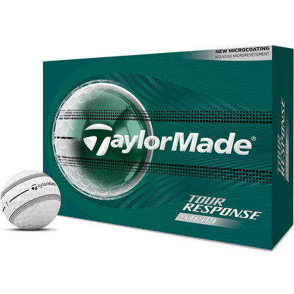 TaylorMade Tour Response Clear Stripe Golf Balls