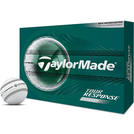 TaylorMade Tour Response Clear Stripe Golf Balls