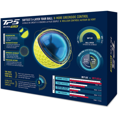 TaylorMade TP5 Yellow Golf Balls