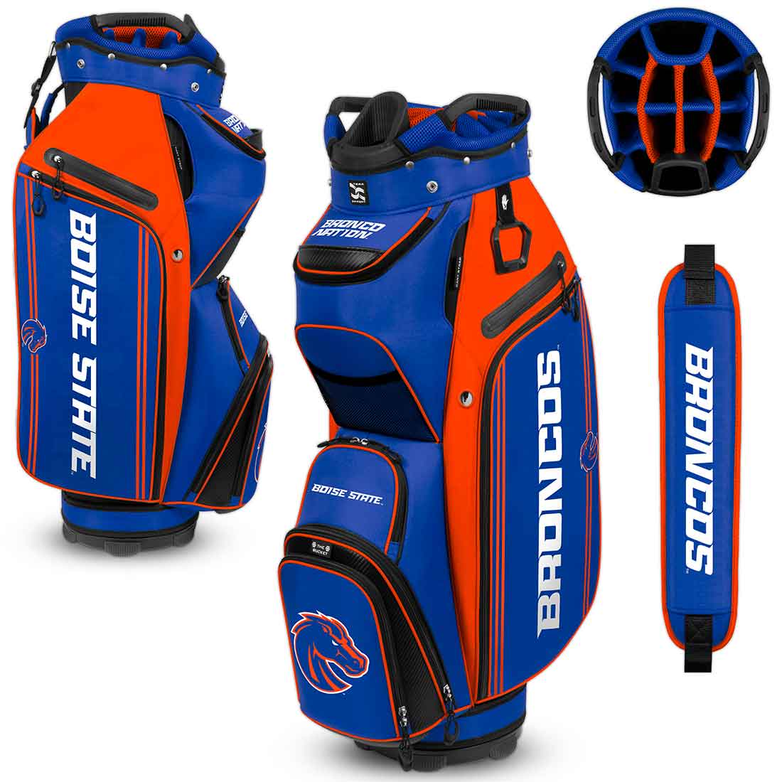 Team Effort NCAA Bucket III Cooler Cart Bag